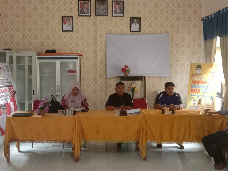 UPT Puskesmas Pulau Gadang,Laksanakan pertemuan dalam rangka persiapan ODF di Desa lubuk Agung