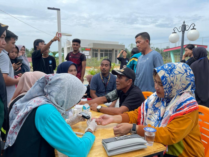 UPT Puskesmas Pulau Gadang Gelar Gotong Royong Bersama