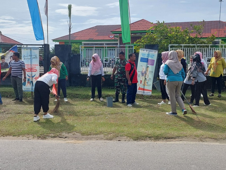 Upt Puskesmas Pulau Gadang laksanakan Perancangan Gerakan Pemberantasan sarang nyamuk (PSN) massal
