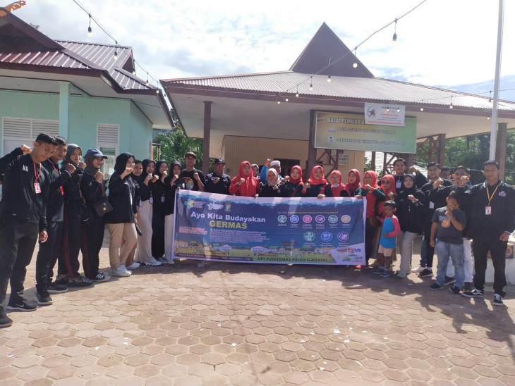 UPT Puskesmas Pulau Gadang ,laksanakan senam Germas di Desa Pulau Gadang