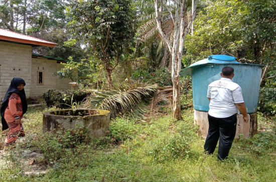 UPT Puskesmas Pulau Gadang Lakukan Pemantauan Jentik Nyamuk
